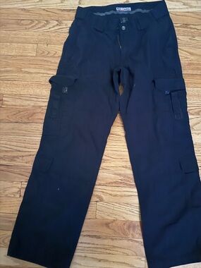 5.11 Tactical Black Cargo Pants - Utility Pocket Design